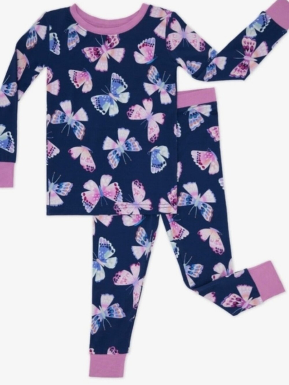 Little Sleepies Royal Butterflies Long Sleeve Pajama Set